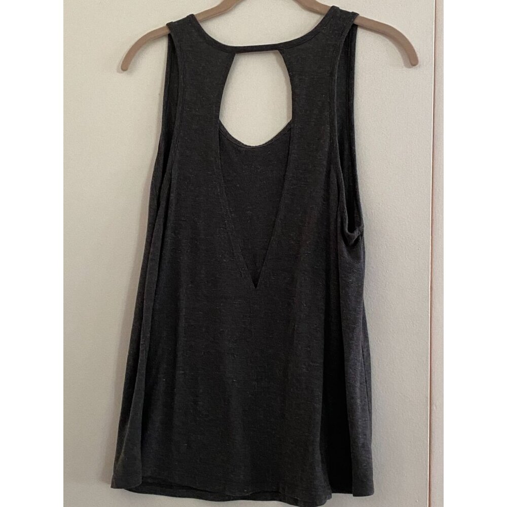 Old Navy Active Wet Dry Womens Sleeveless Open-Back Tank Top In Black